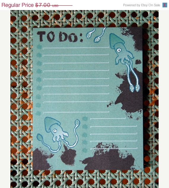 Squid notepad- just $5