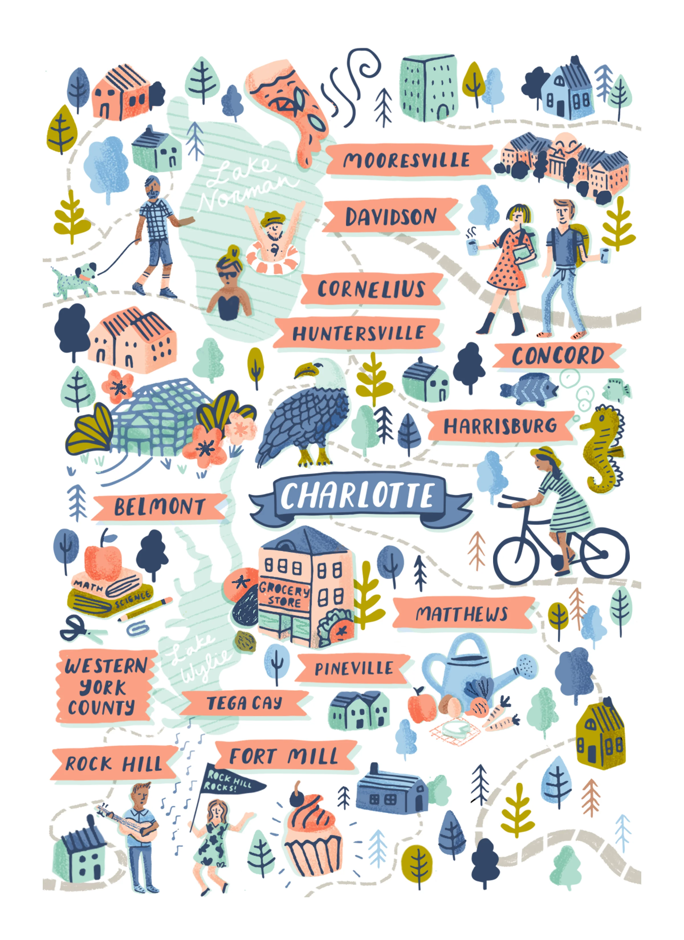 Charlotte's 12 Best Suburbs, Charlotte Magazine, 2017