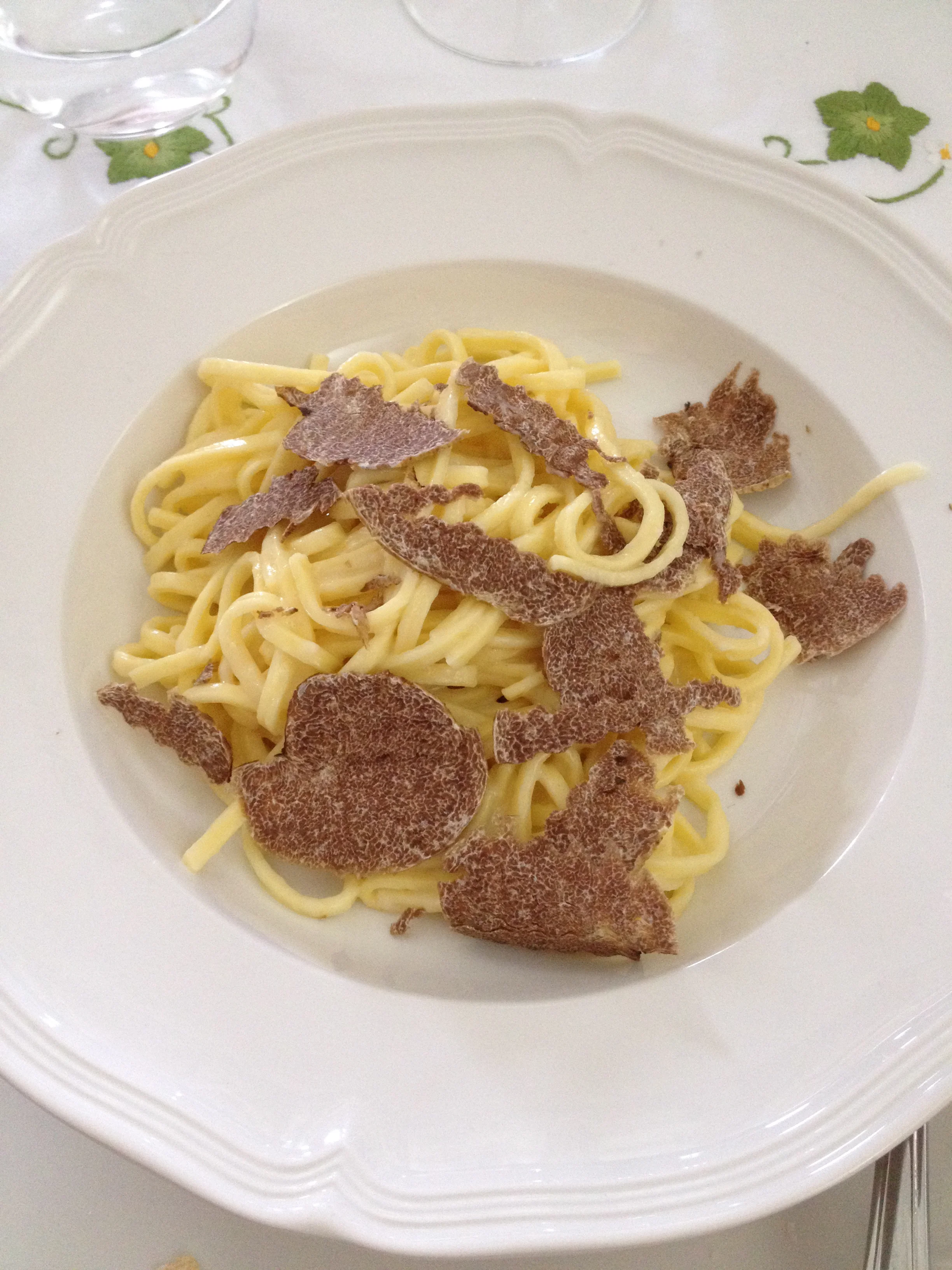 Taglioni with fresh tartufi!
