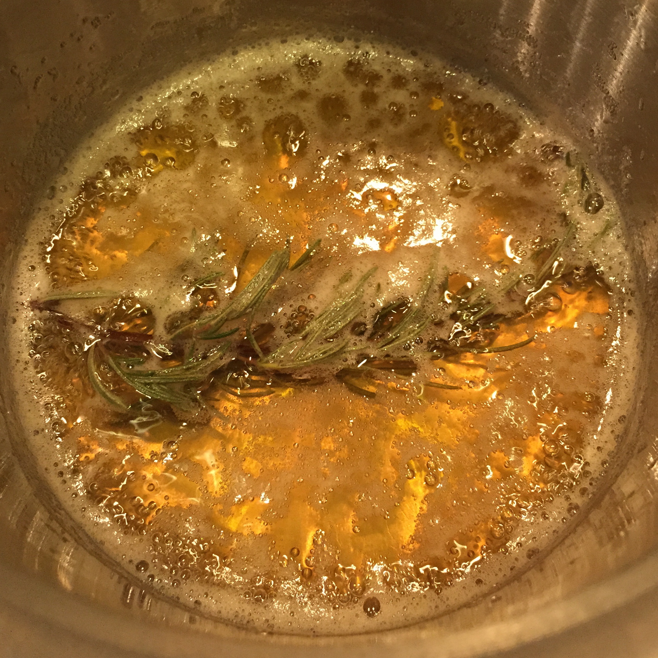 At simmer.
