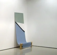 Everything else gives me problems Banner and wood 43 x 26 x 26 inches 2009