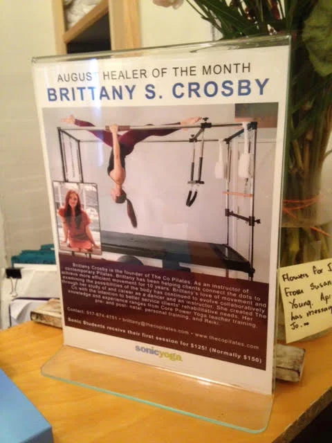 August Healer of the Month at Sonic Yoga