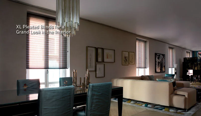 XL Pleated Blinds from dePasquale Design