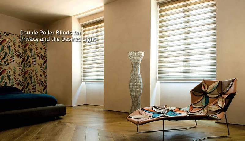 Double Roller Blinds from dePasquale Design