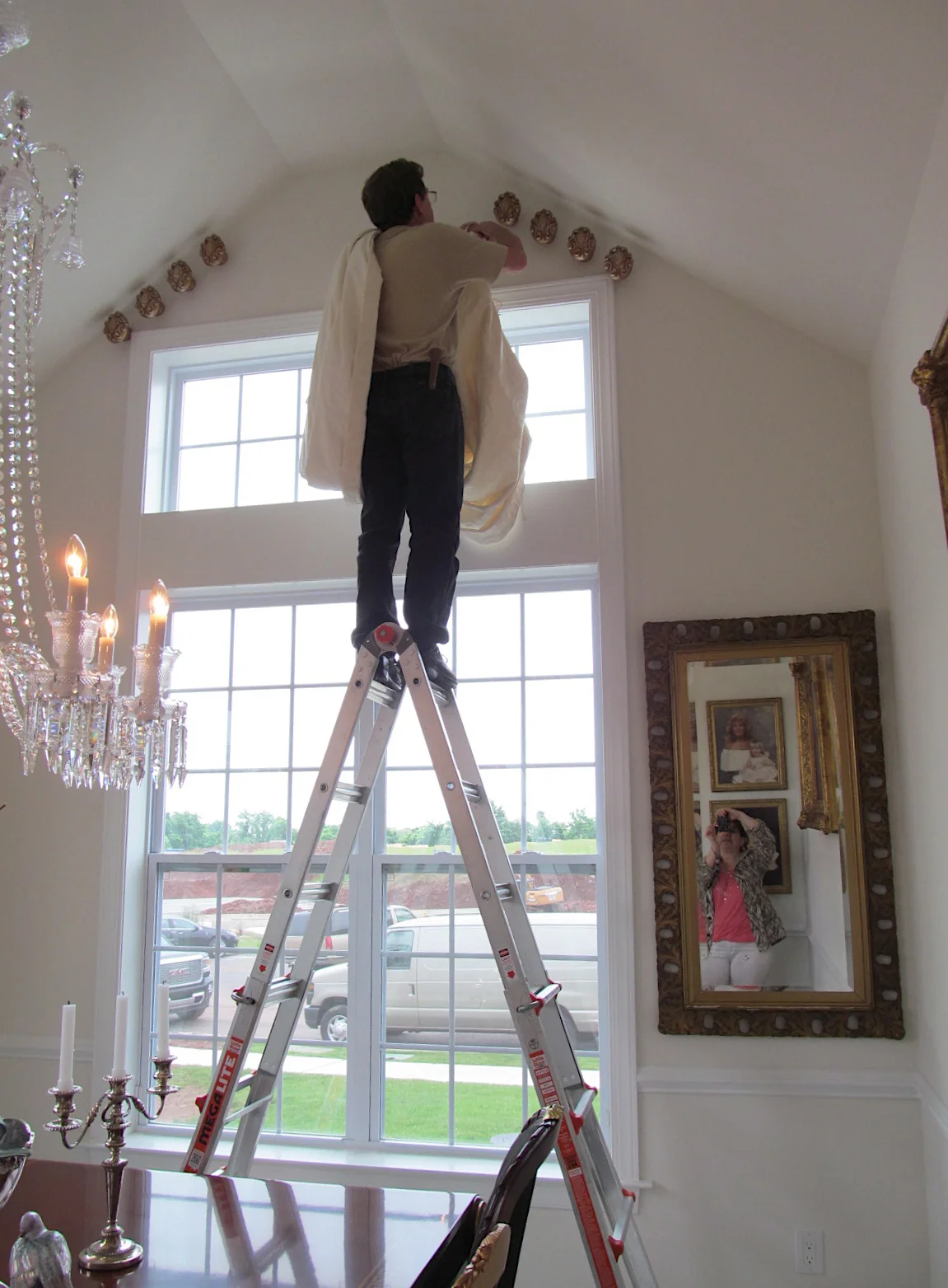 An installation work in progress from dePasquale Design