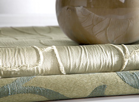 Gold Modern Drapery custom made by dePasquale Design