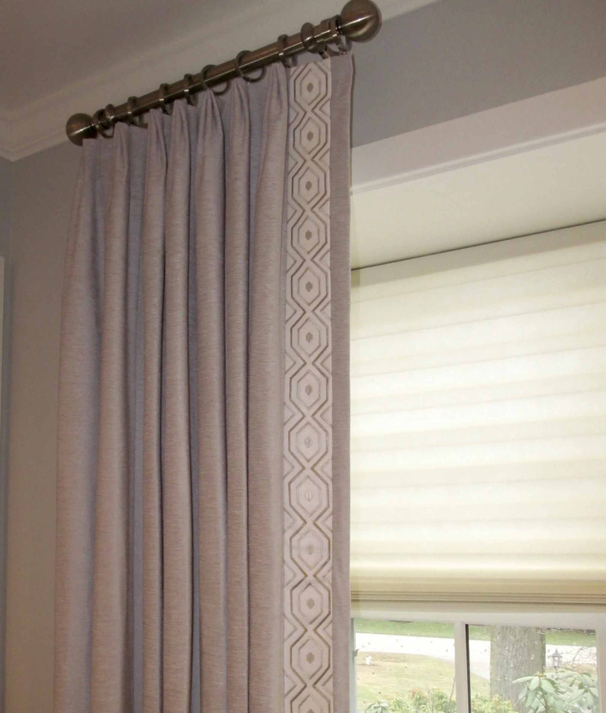 The tetris drapery collection from dePasquale Designa