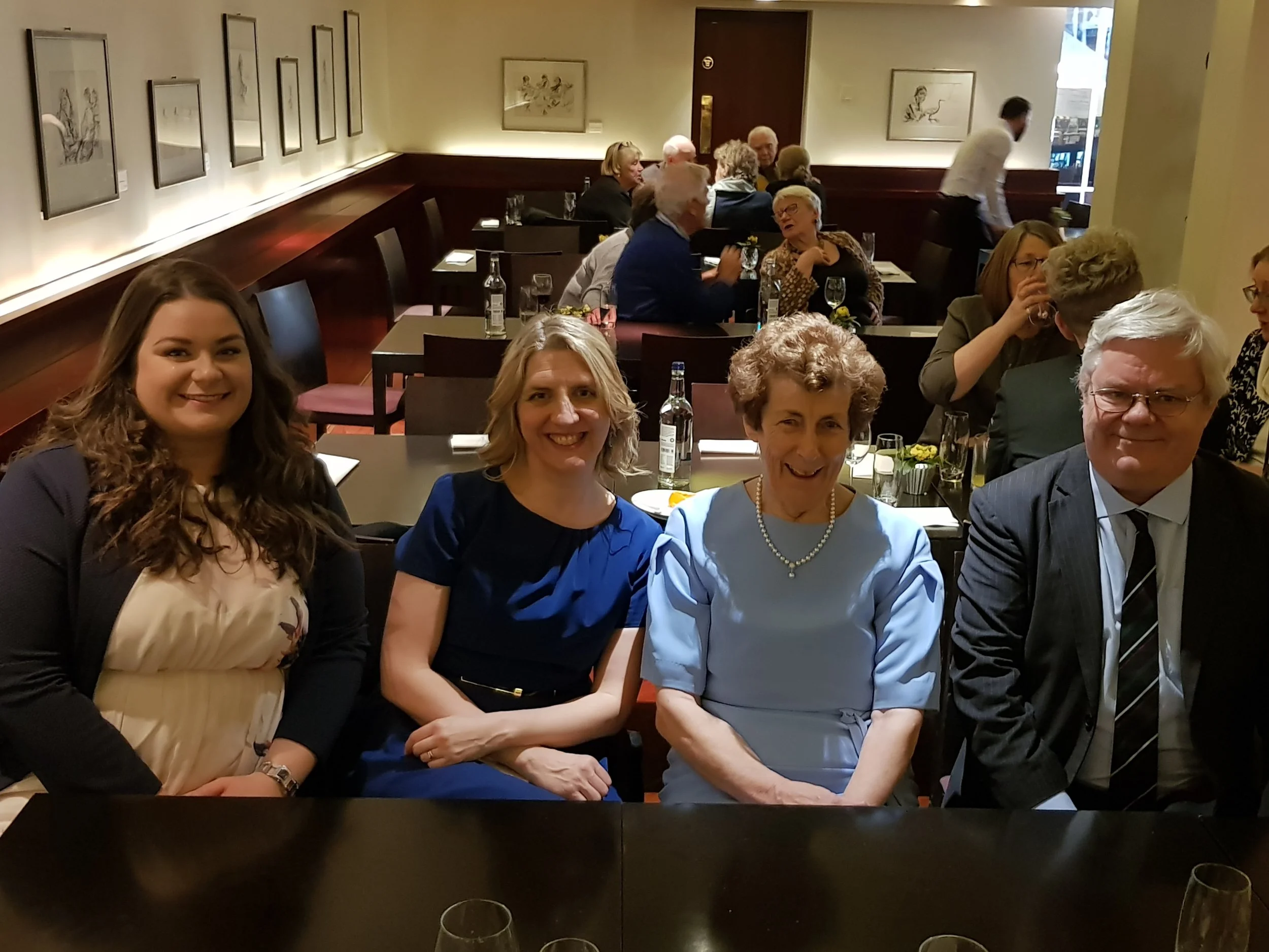 L-R: Emma O'Keeffe, Dearbhla Collins, Dr Ita Beausang, Dr Kerry Houston. 