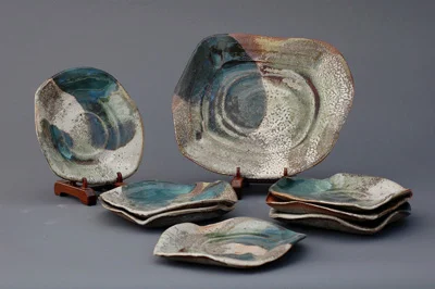 Plates, Stoneware, 2013