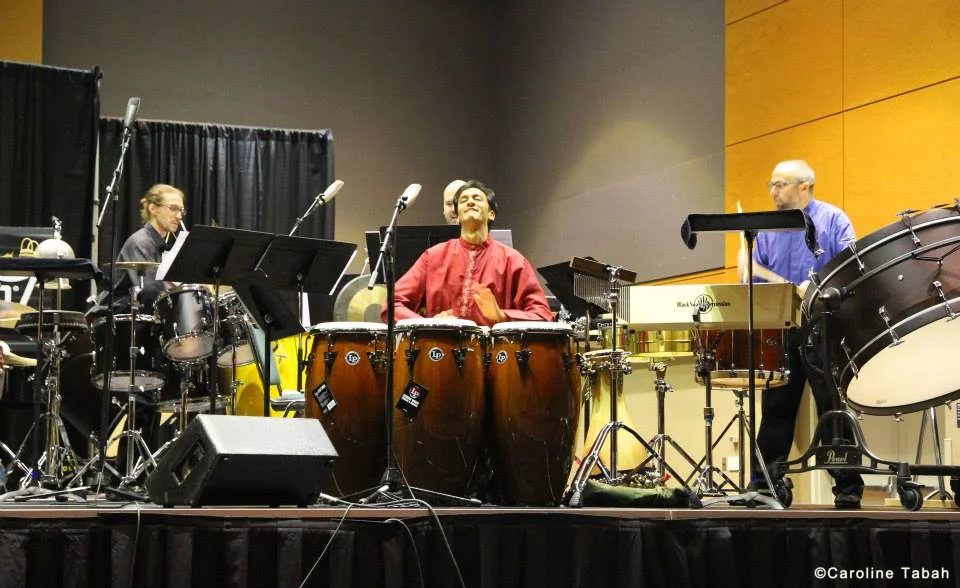 PASIC 2013 Showcase Concert with Neeraj Mehta, Jonathan Ovalle, and Anthony DiSanza Photo credit: Caroline Tabah