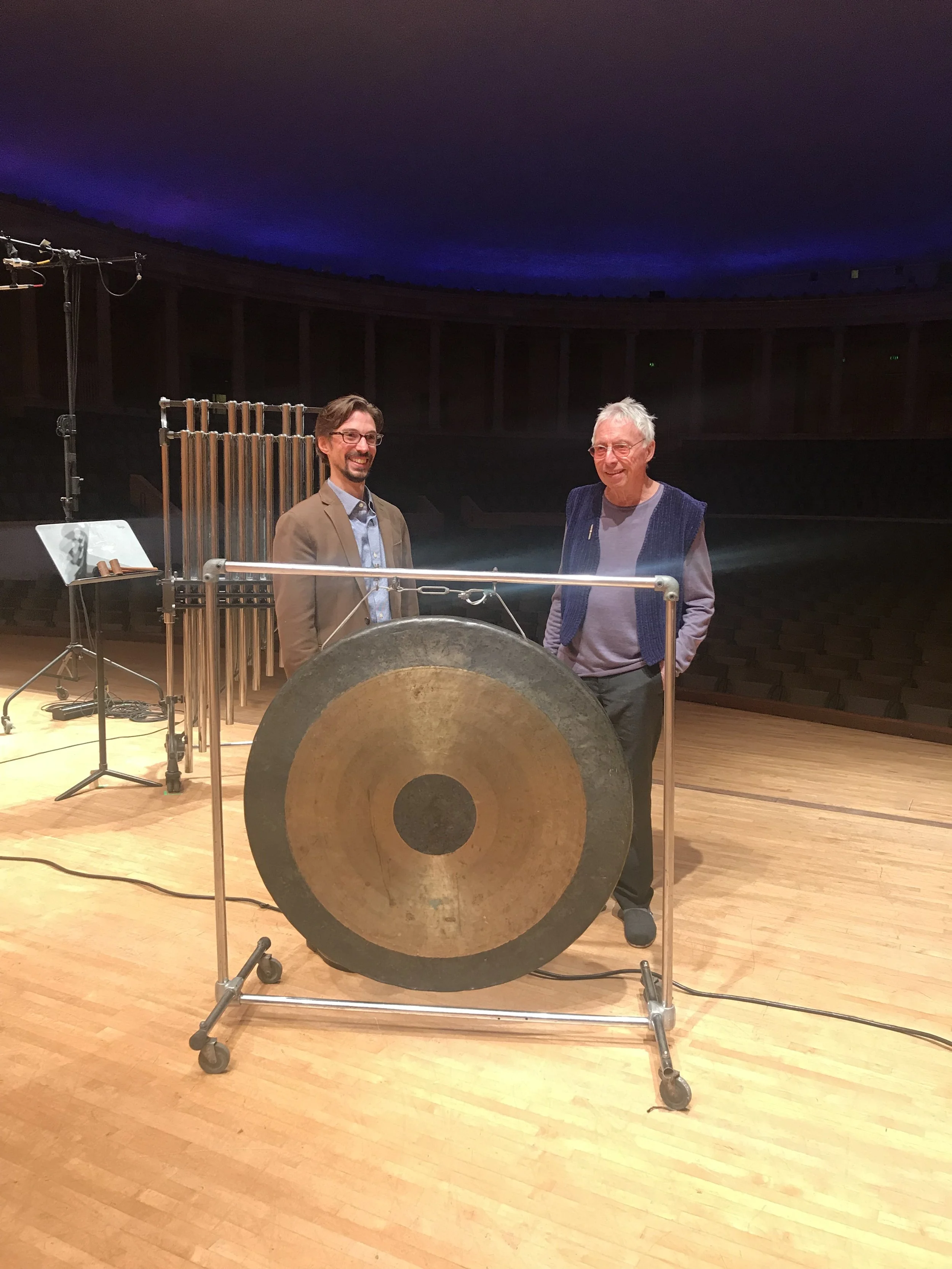  Dan with Harold Budd, October 2018 