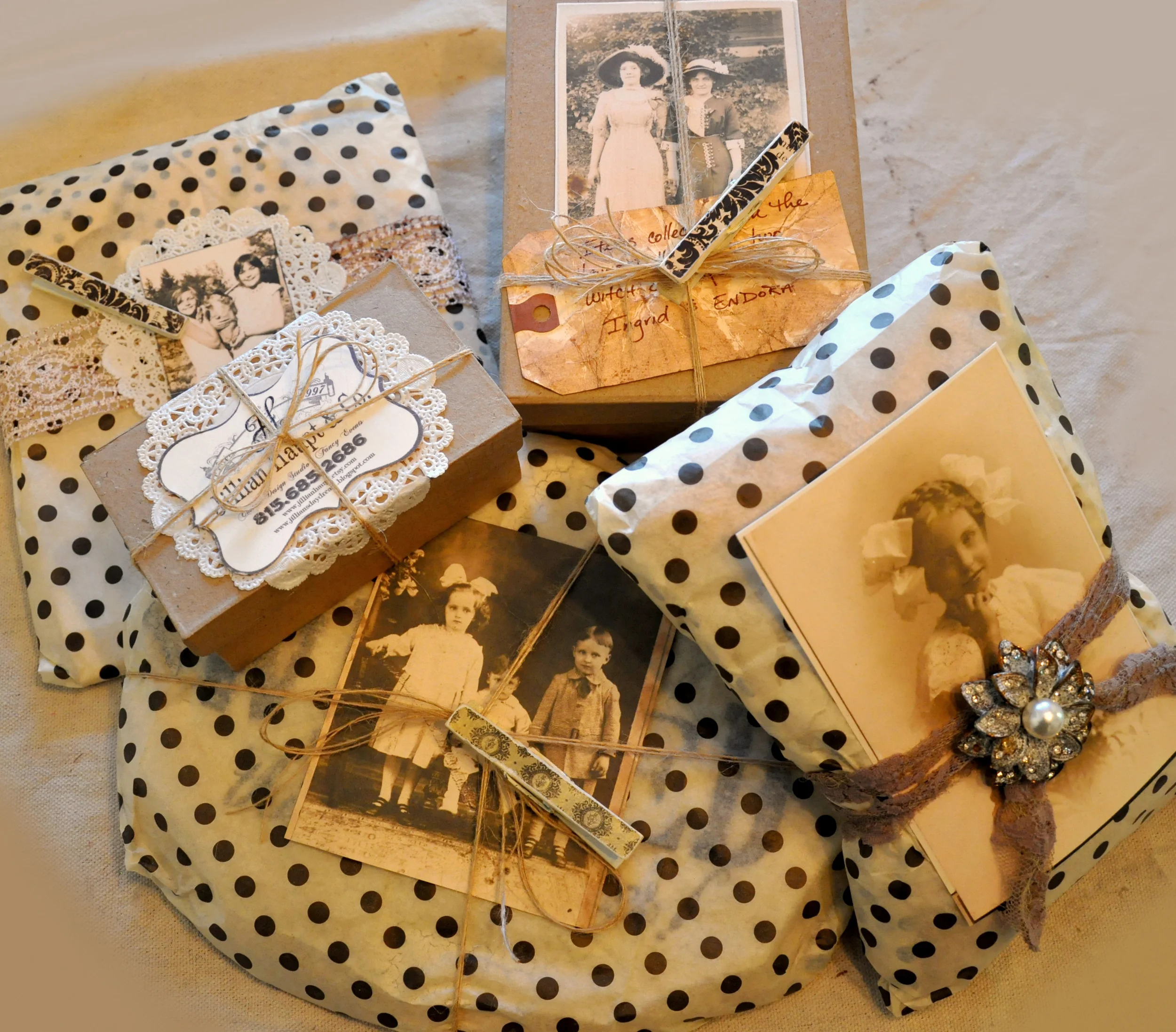 Goodies all wrapped up and ready to send off to Michelle!!
