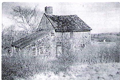 This is a drawing of Deacon John Hall III's home in Maine.