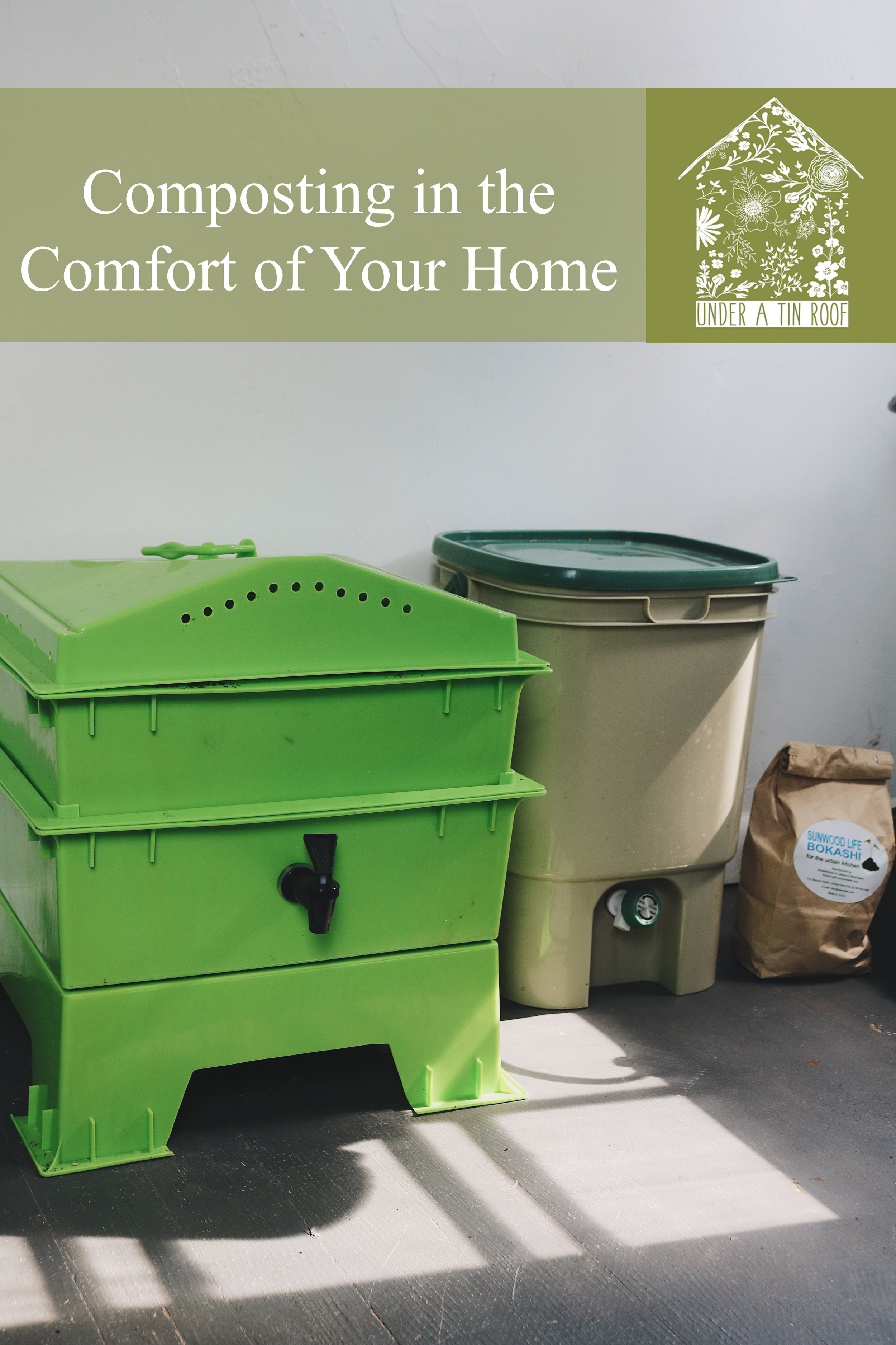 Composting In The Comfort Of Your Own Home Under A Tin Roof
