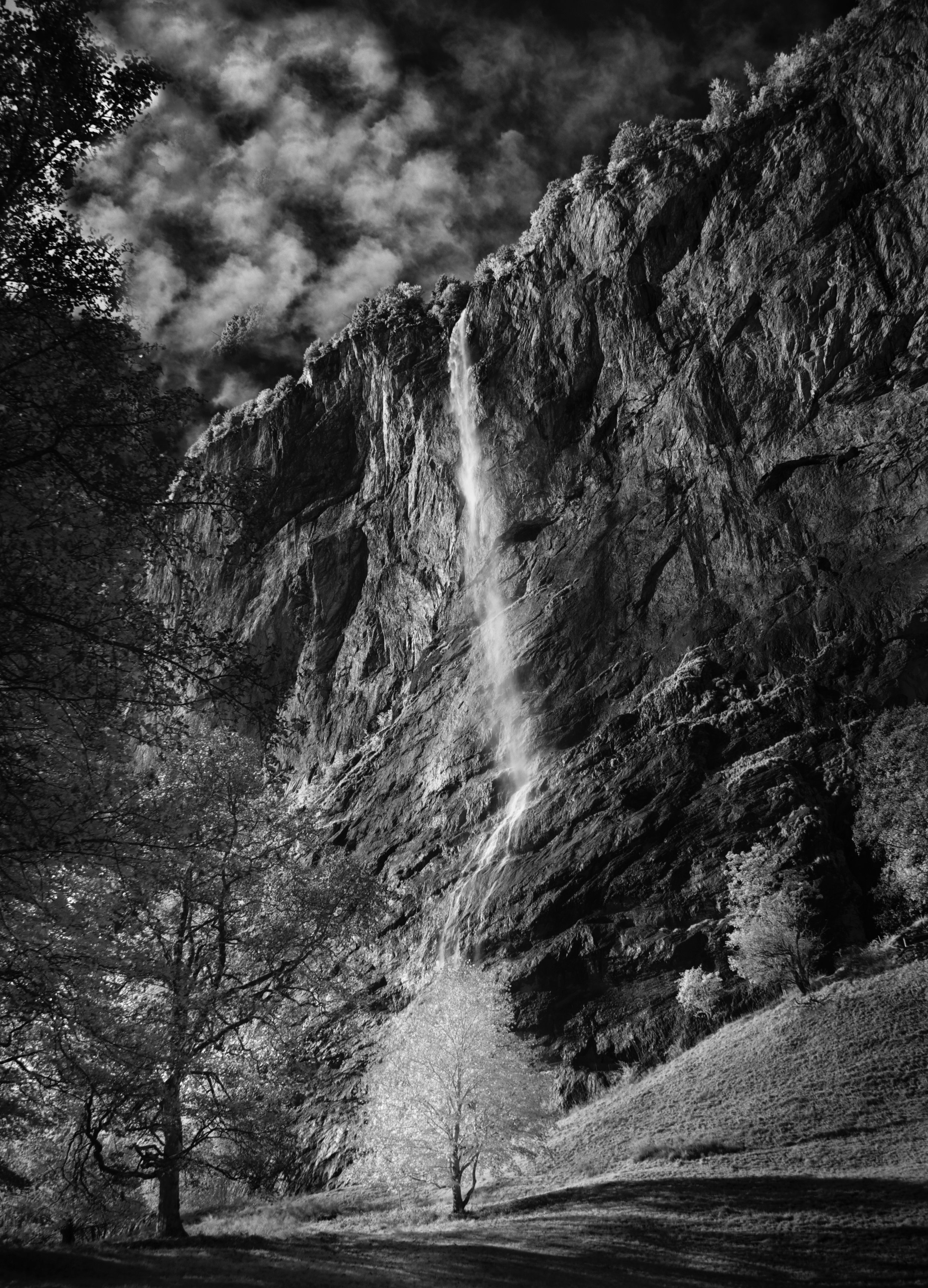 Waterfall in the Lauterbrunnen - Interlaken, Switzerland