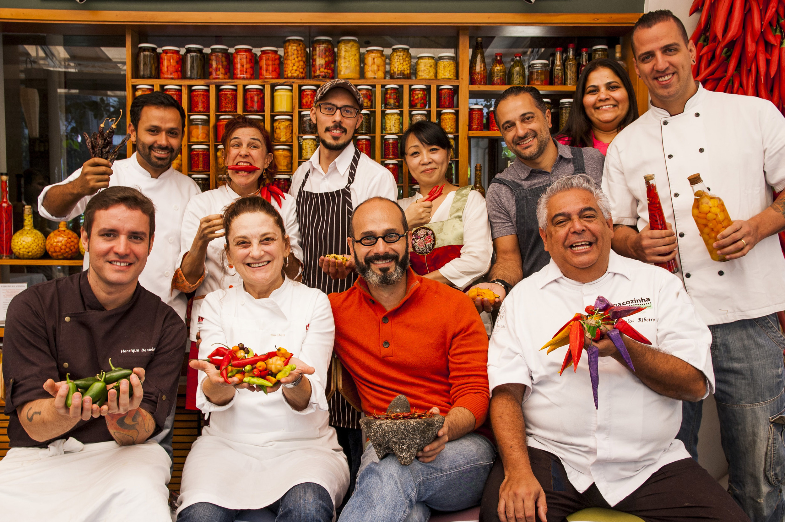 Chefs participantes da 4a edição do Festival da Pimenta