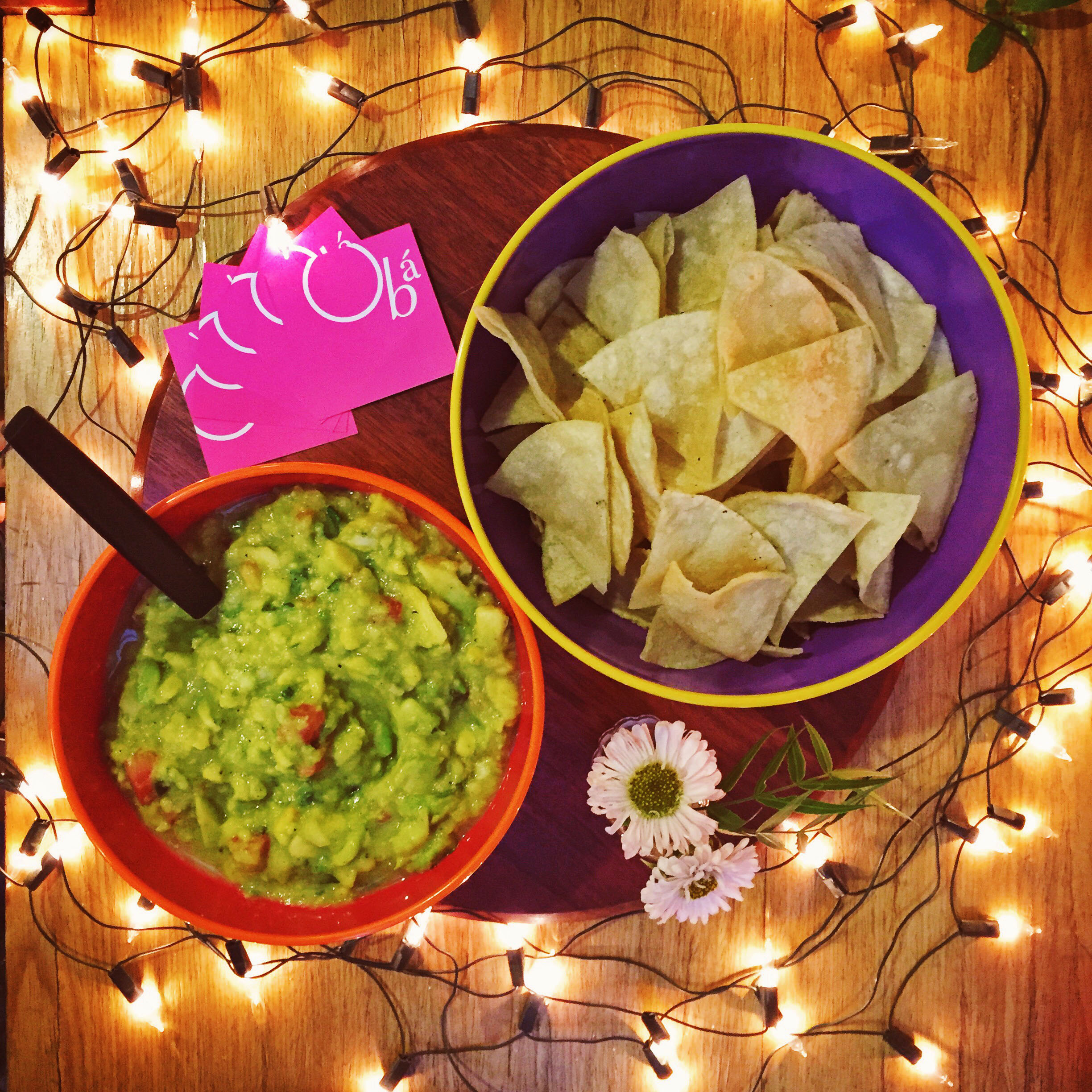 Sucesso absoluto, a dupla de Guacamole e totopos do Obá Restaurante acabou rapidinho!