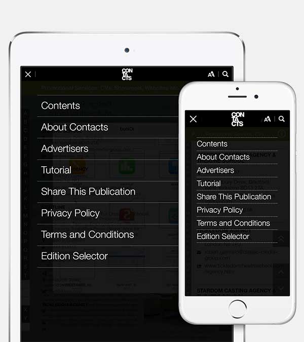 Consistent navigation display across all devices
