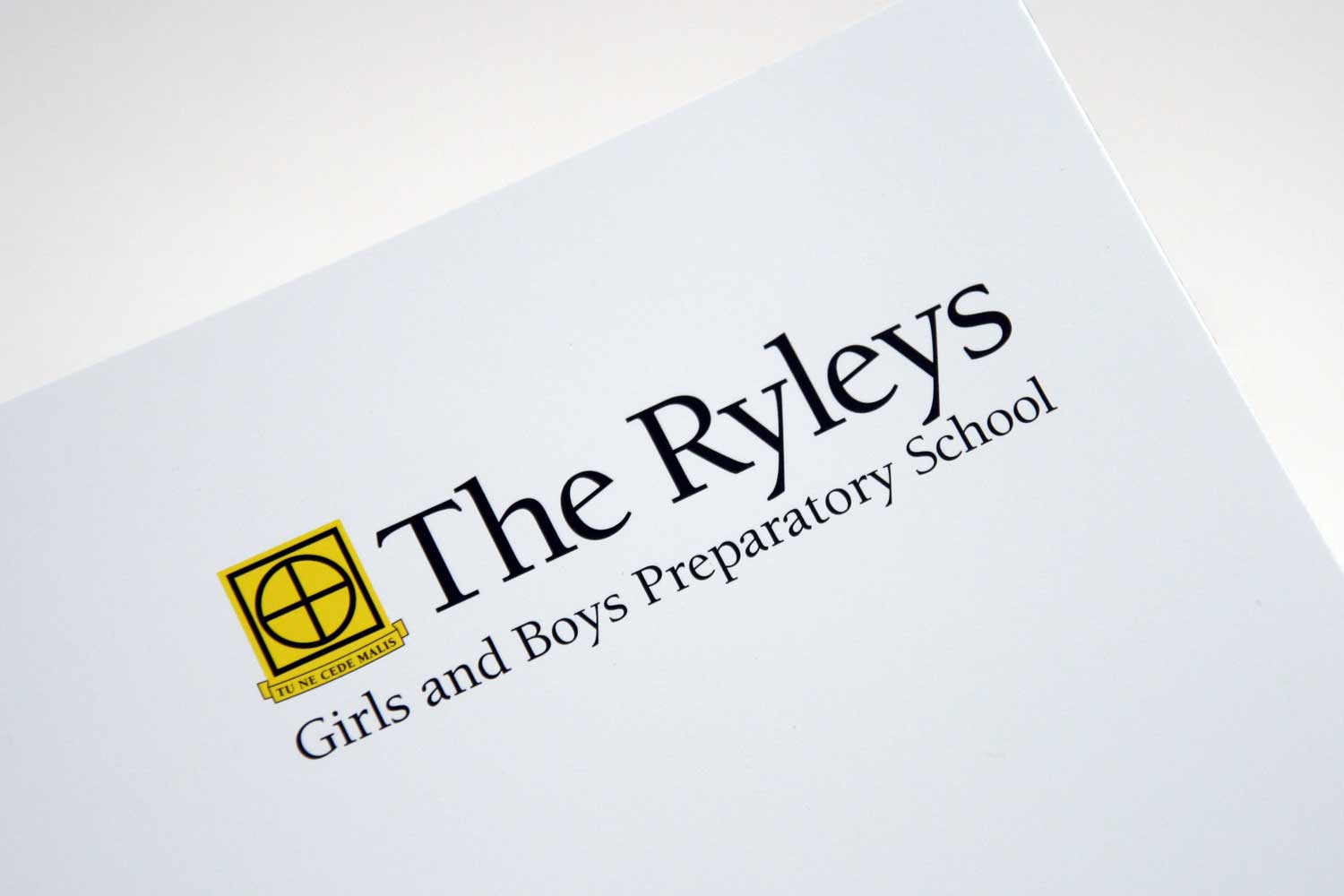 School Prospectus with new branding.