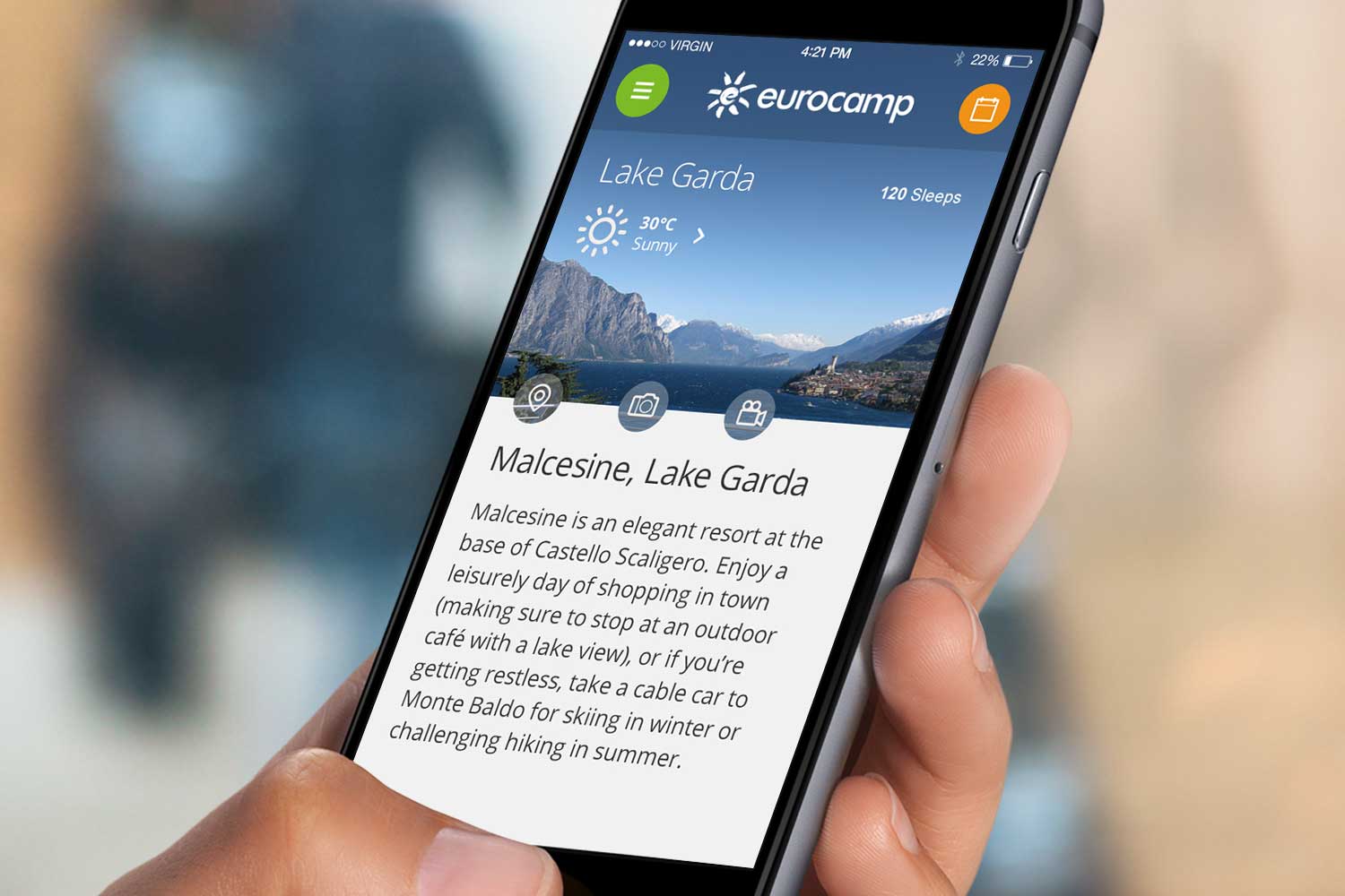 Customers can find out more about the resort.