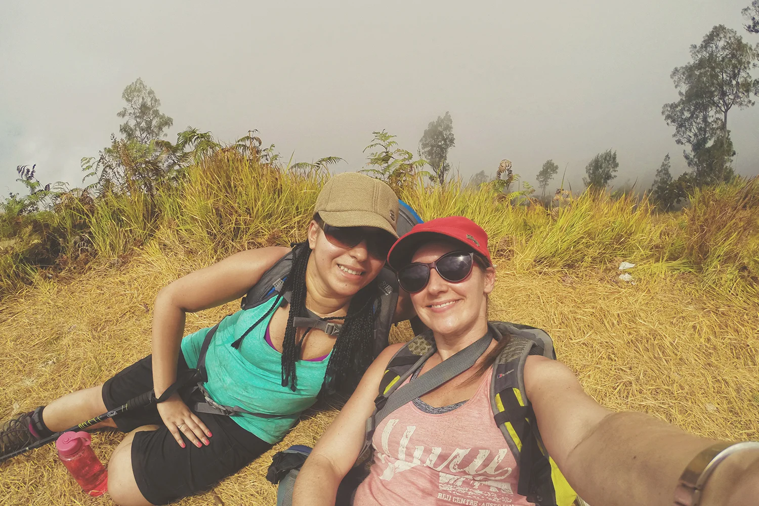 Maz (left) & me (right).