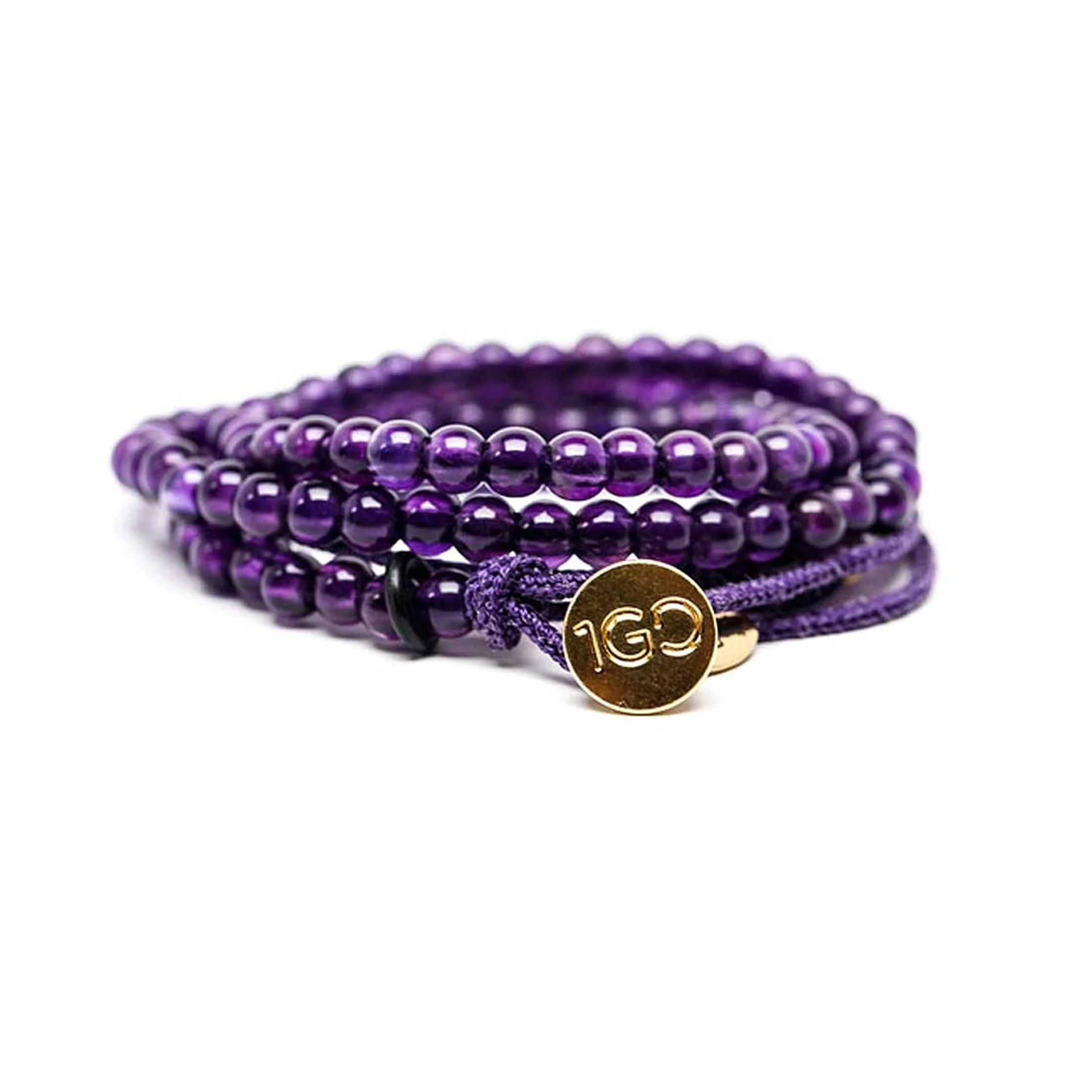 100 good deeds amethyst bangle