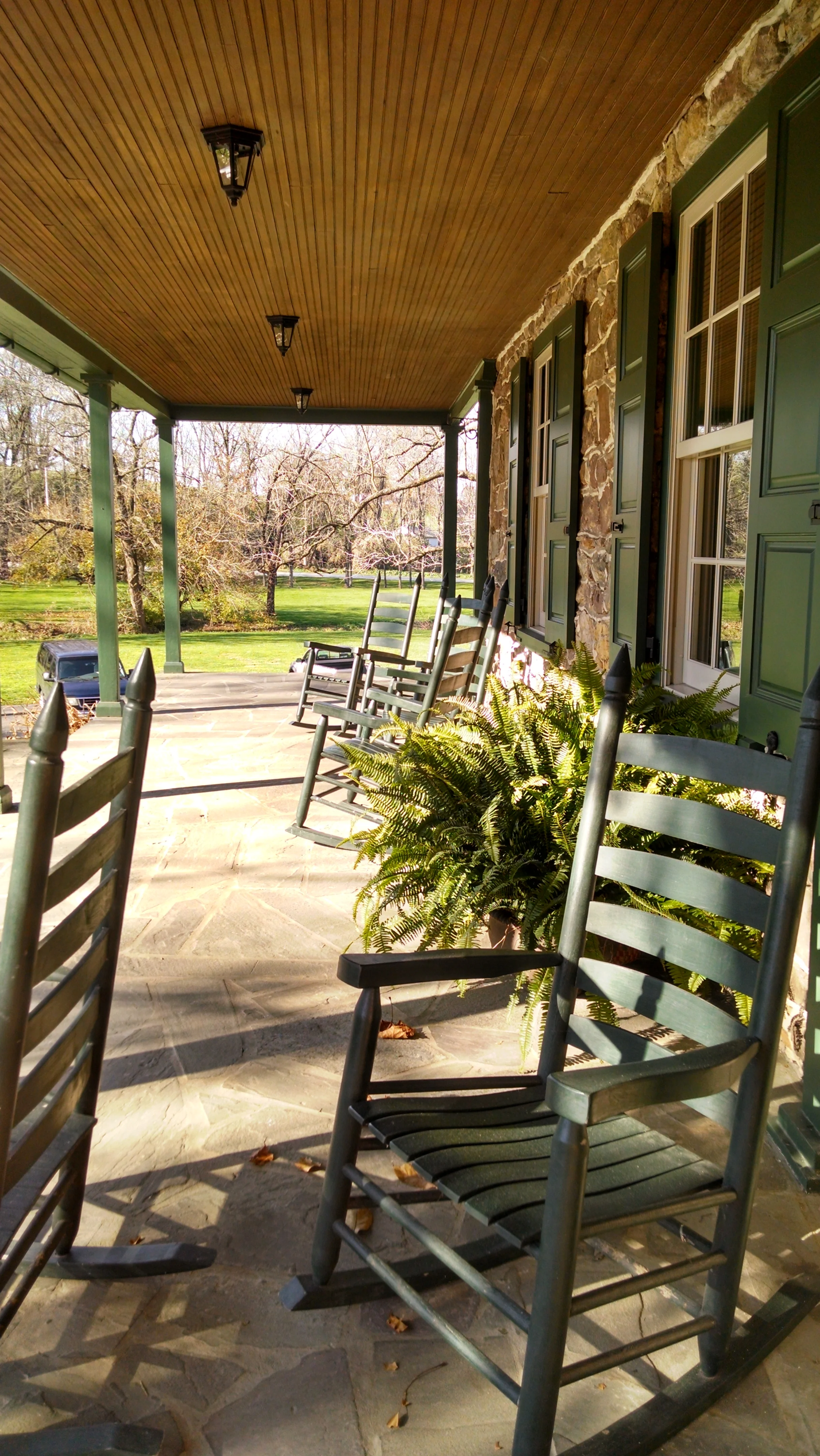 Historic Pool Forge Porch After Renovation