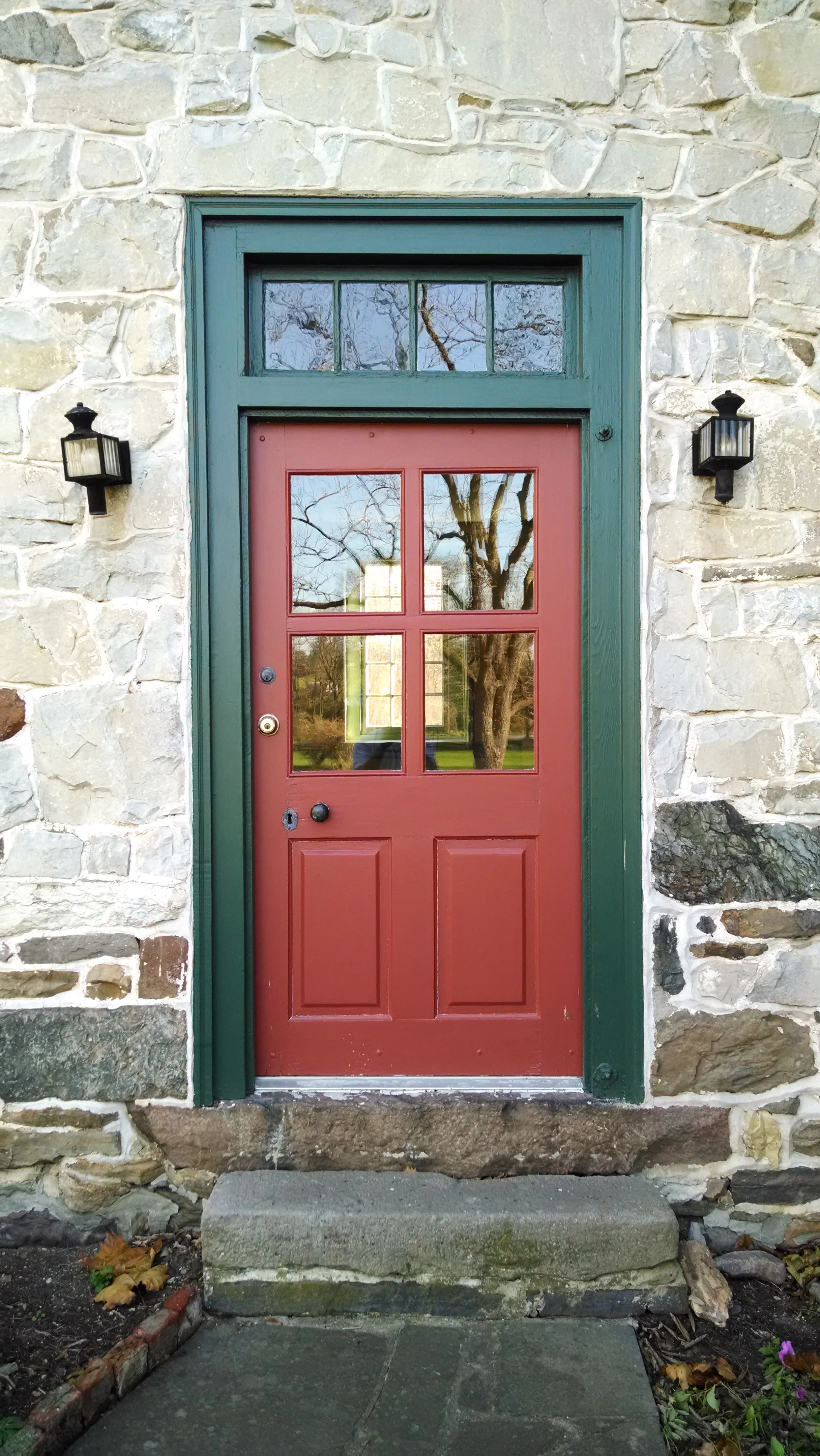 Historic Pool Forge Door After Renovation