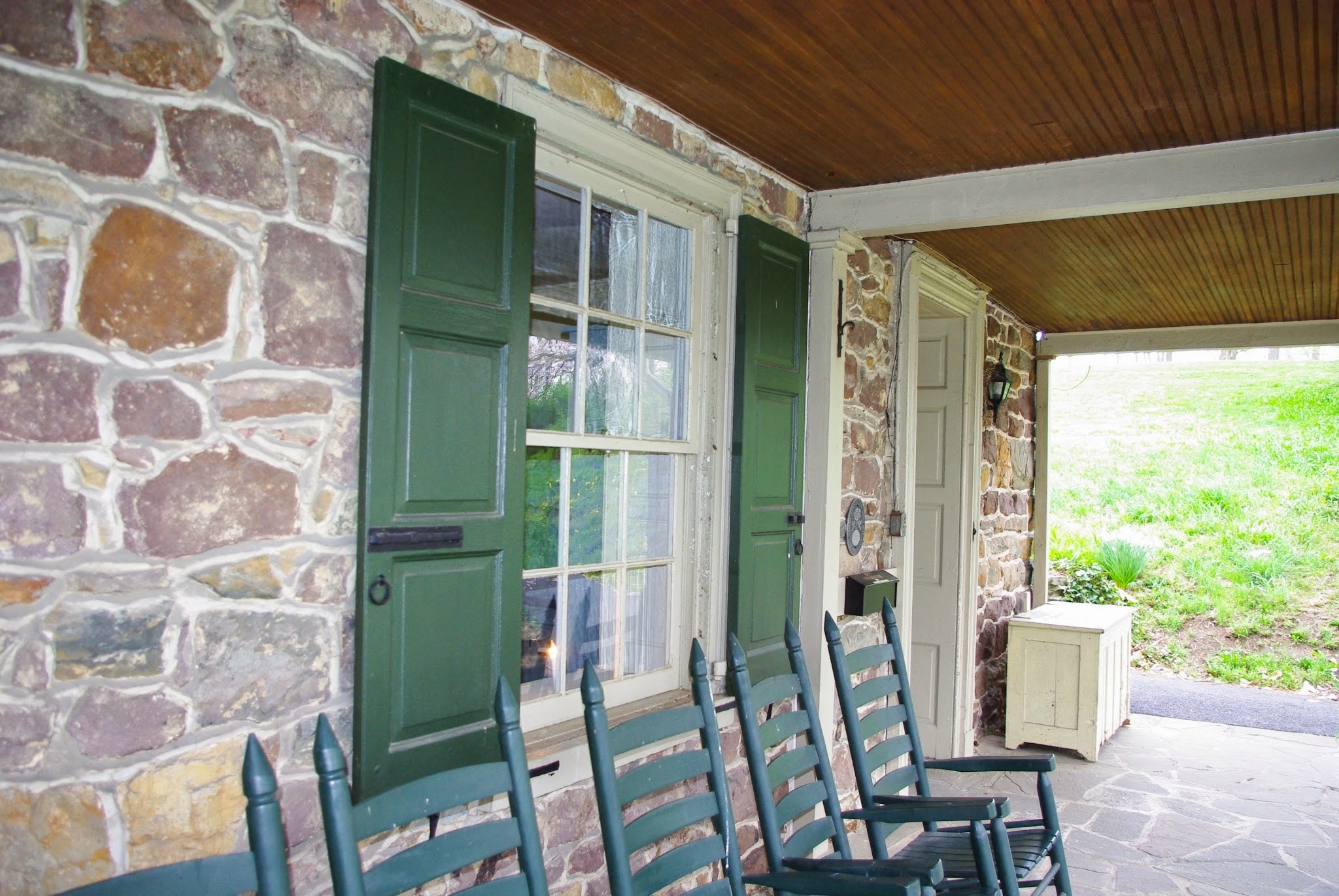 Historic Pool Forge Porch Before Renovation