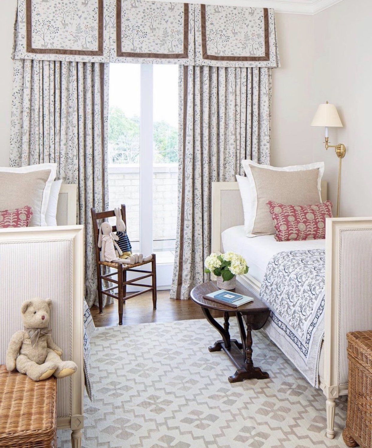 M. Carter Design | Lewis &amp; Wood (curtains) and Penny Morrison (pillows)