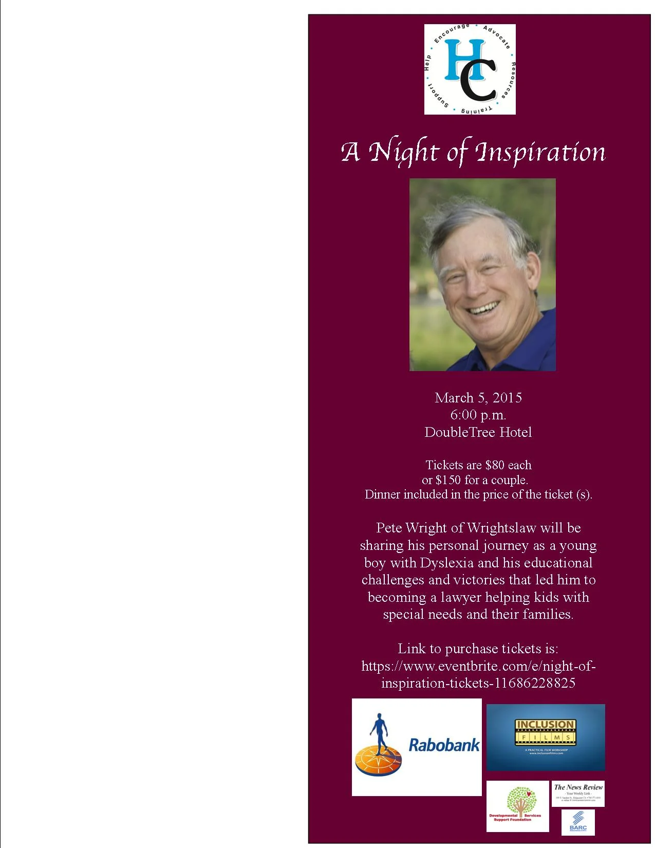 Night of Inspiration Fundraiser