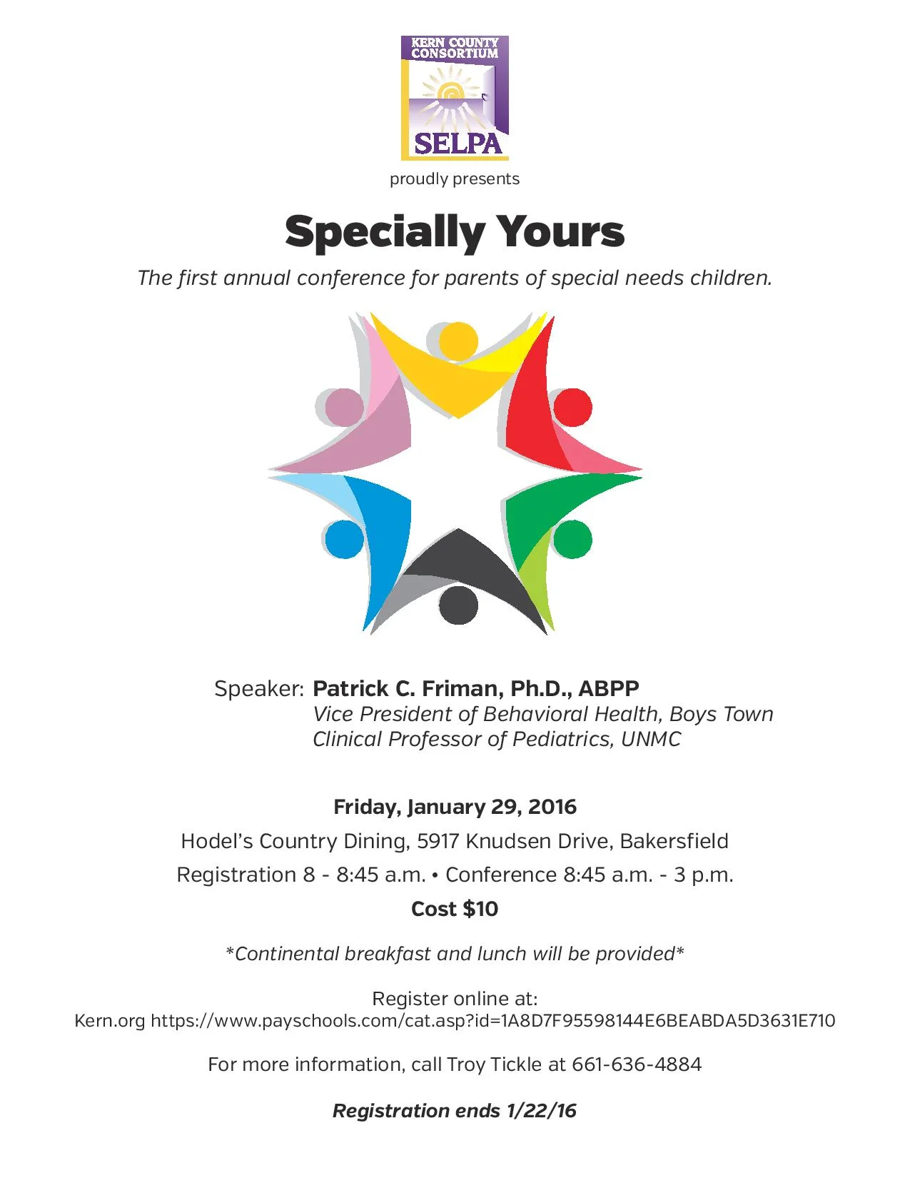 KCSOS 1st Annual Conference for parents of special needs children