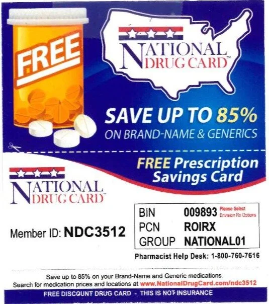 Discount Prescription Savings Card