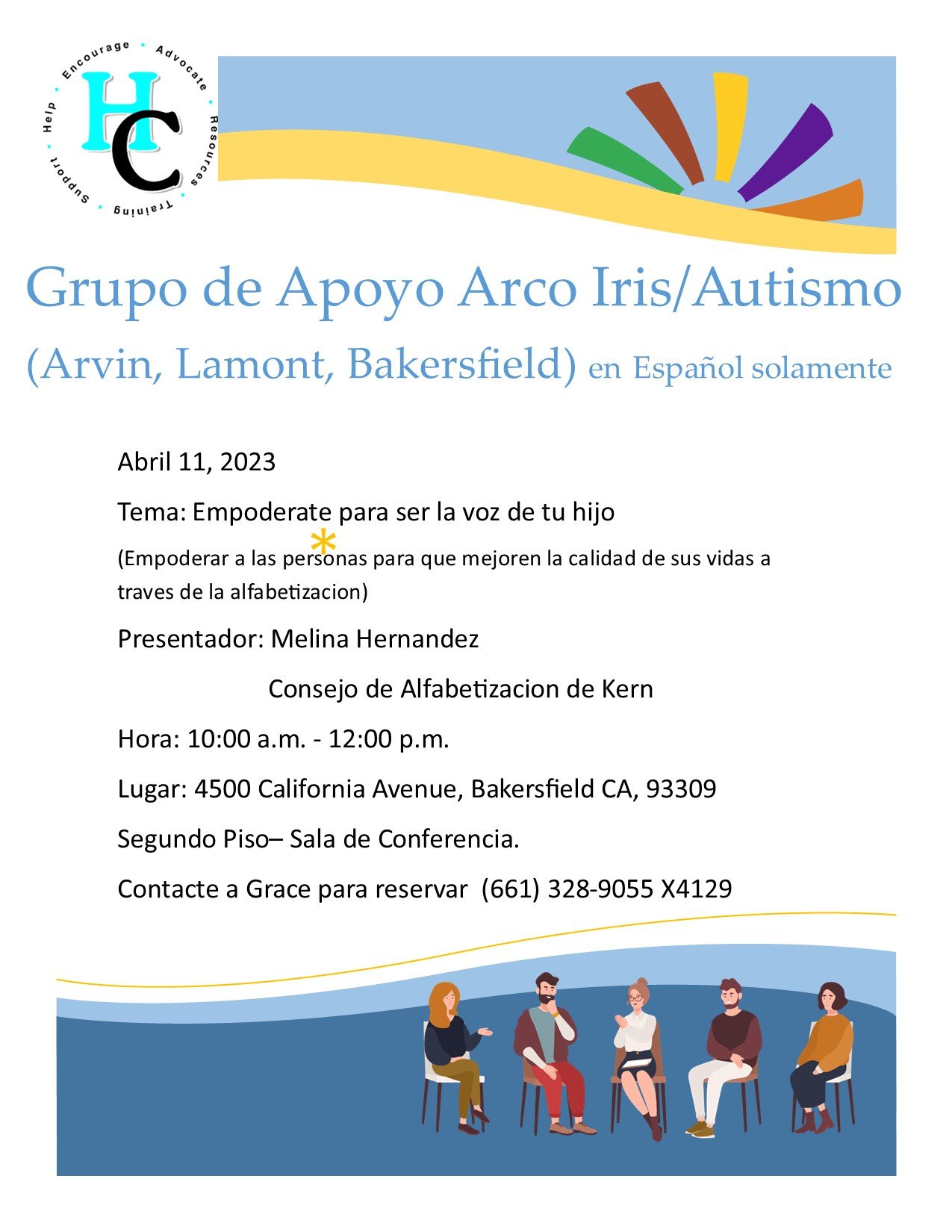 ArcoIris, Autism, Lamont, Arvin, Support Group (Spanish)/Grupo de Apoyo Arcoiris, Autismo, Arvin
