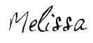 Melissa signature