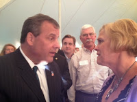 Nancy Elliott with Governor Chris Christie