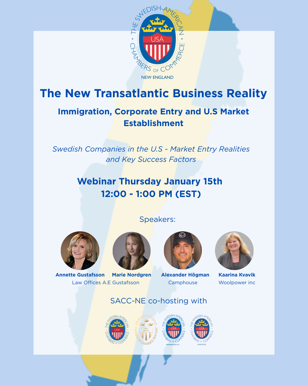Join Us for an Informative Webinar on Swedish Companies Entering the U.S. Market