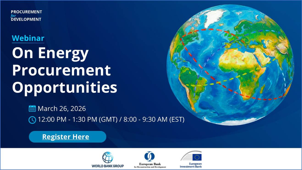 Webinar on Energy Procurement Opportunities