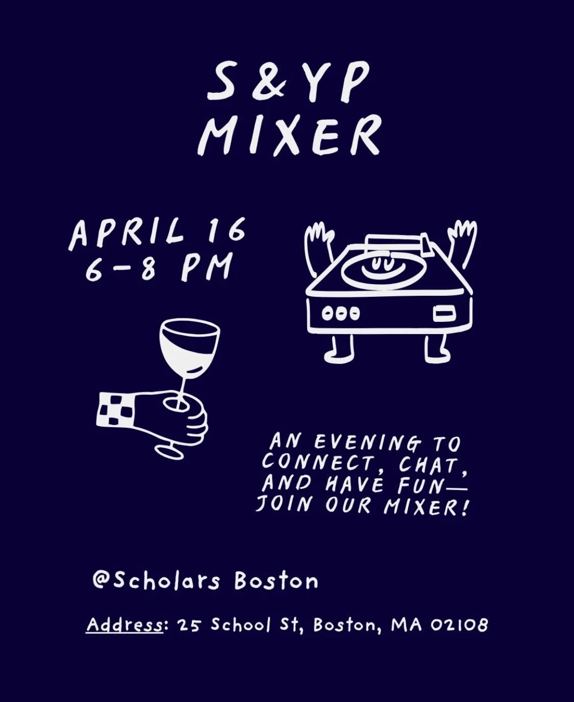 S&amp;YP Mixer at Scholars