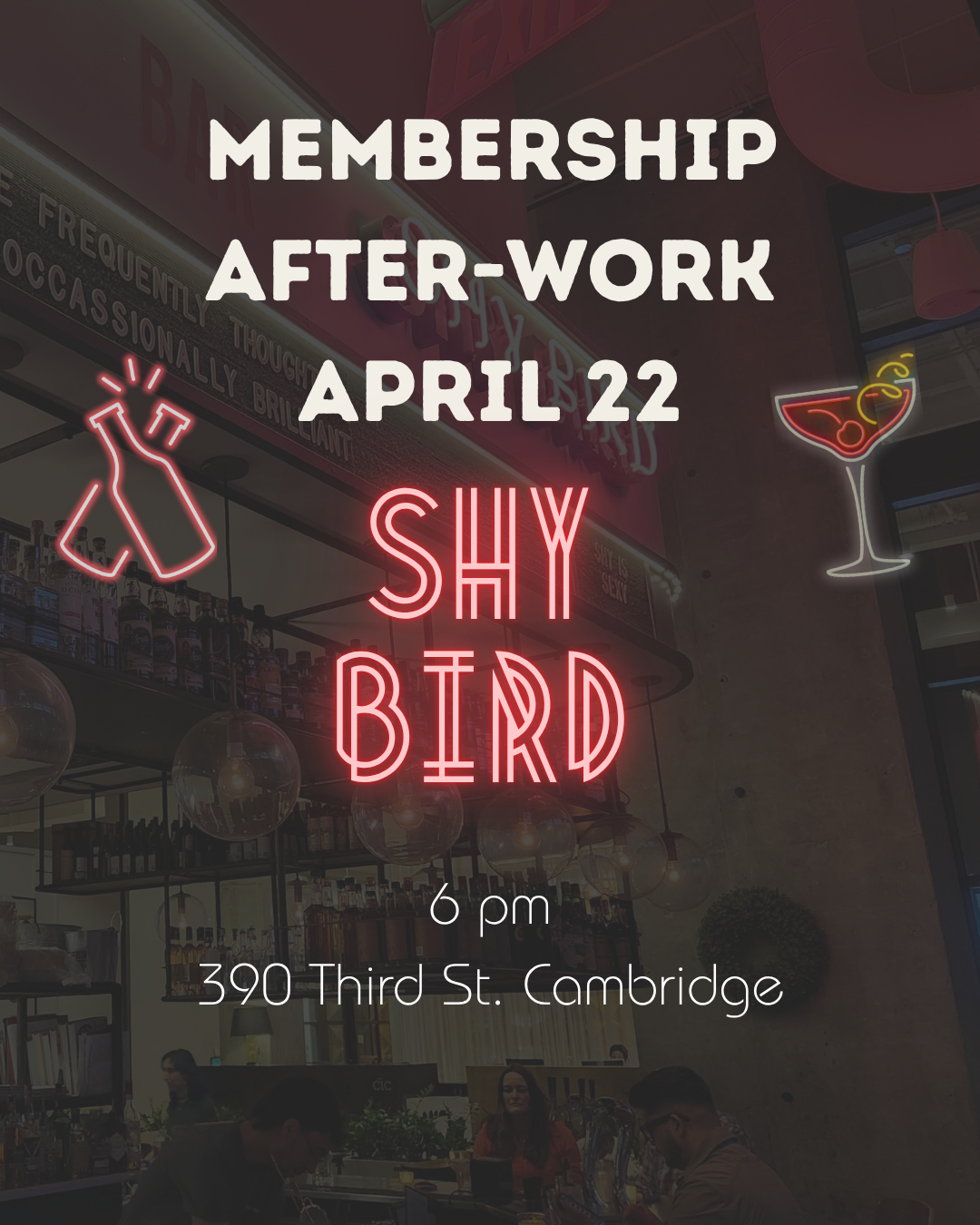 Membership After-Work at Shy Bird