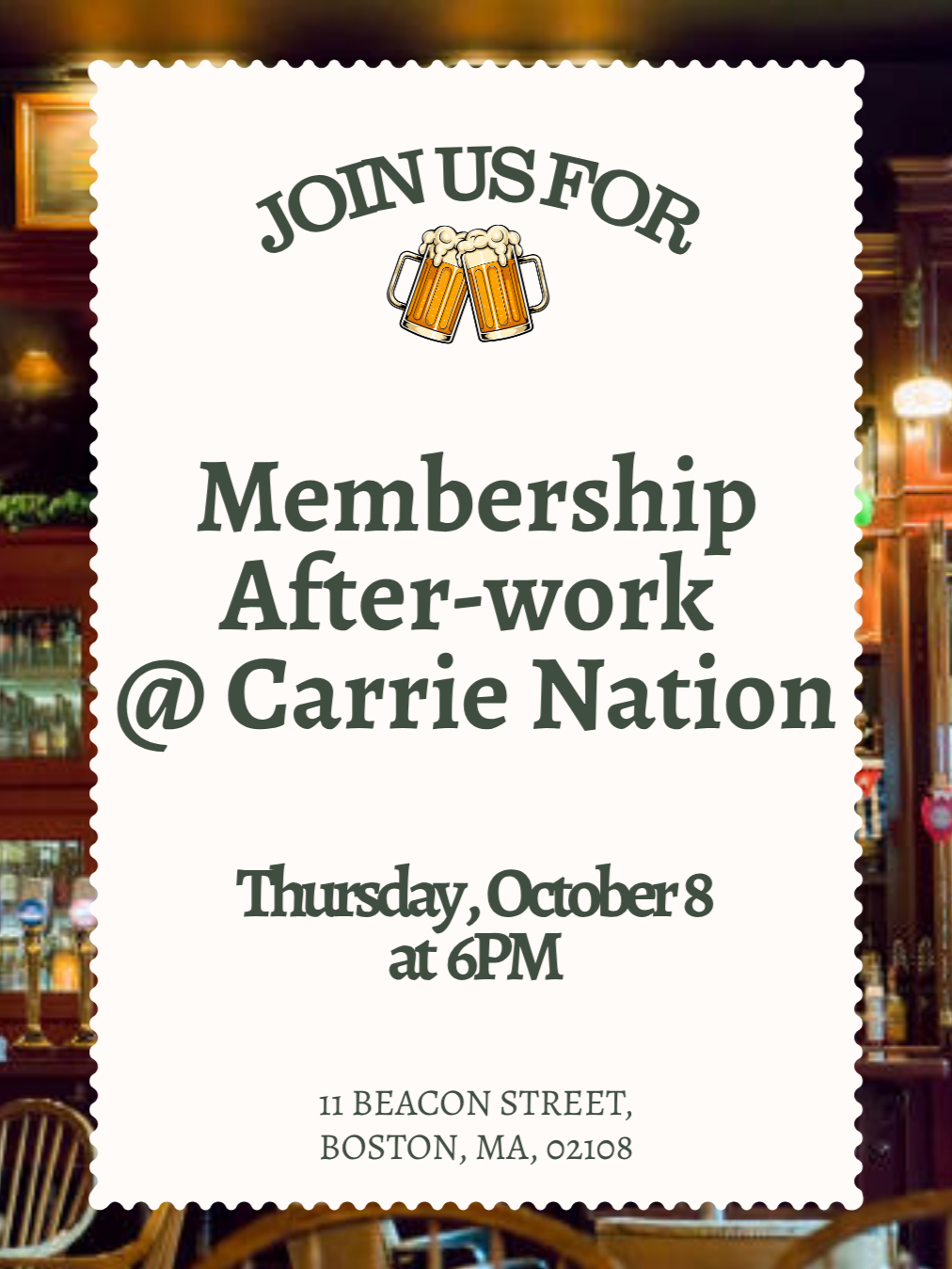 Member After-Work at Carrie Nation