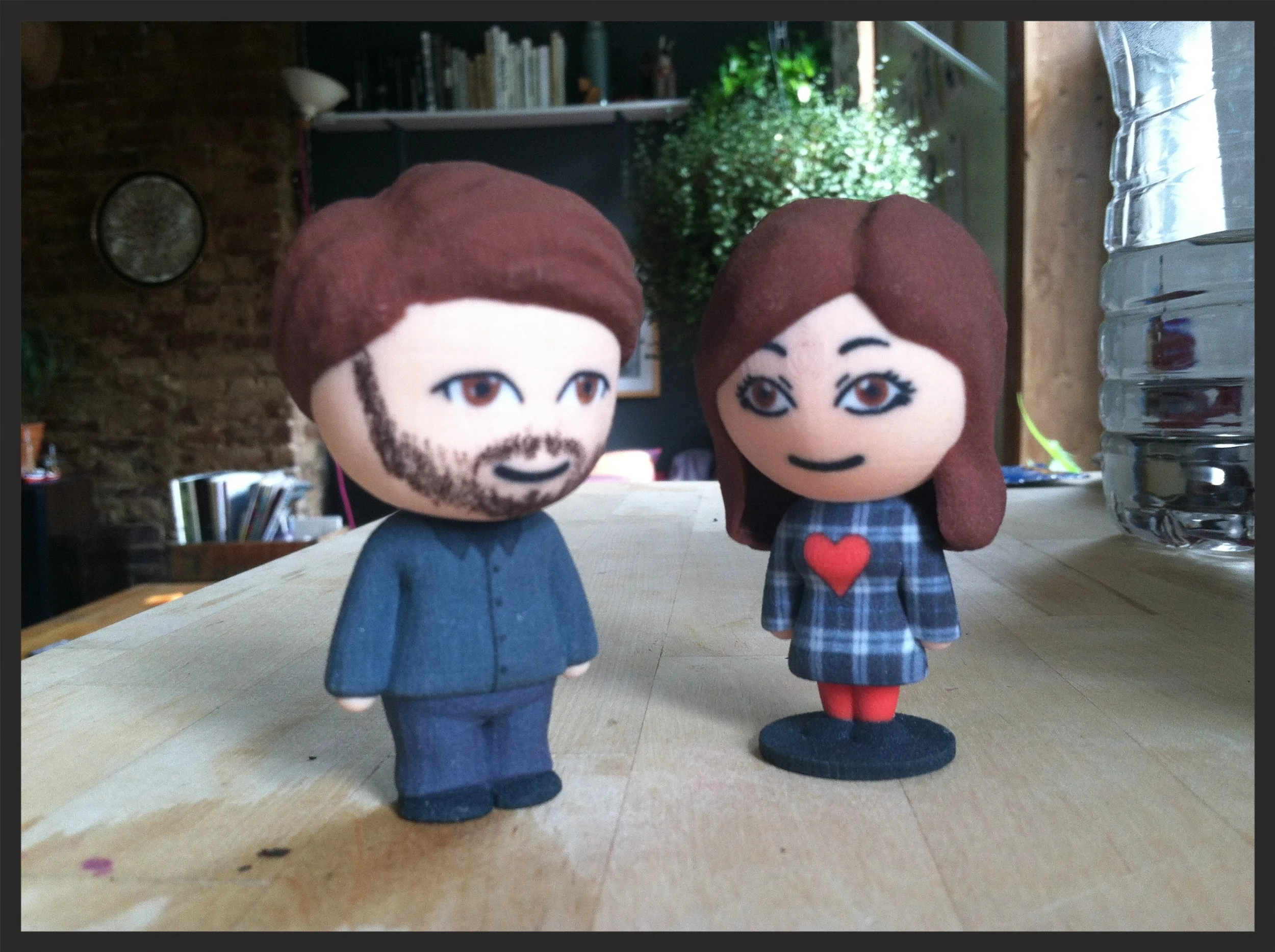 Custom cake toppers for me and the Mrs.