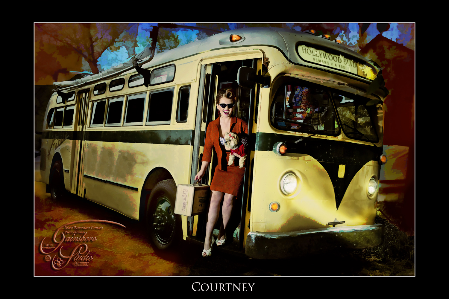 Gainsboro #Pinup series - Courtney