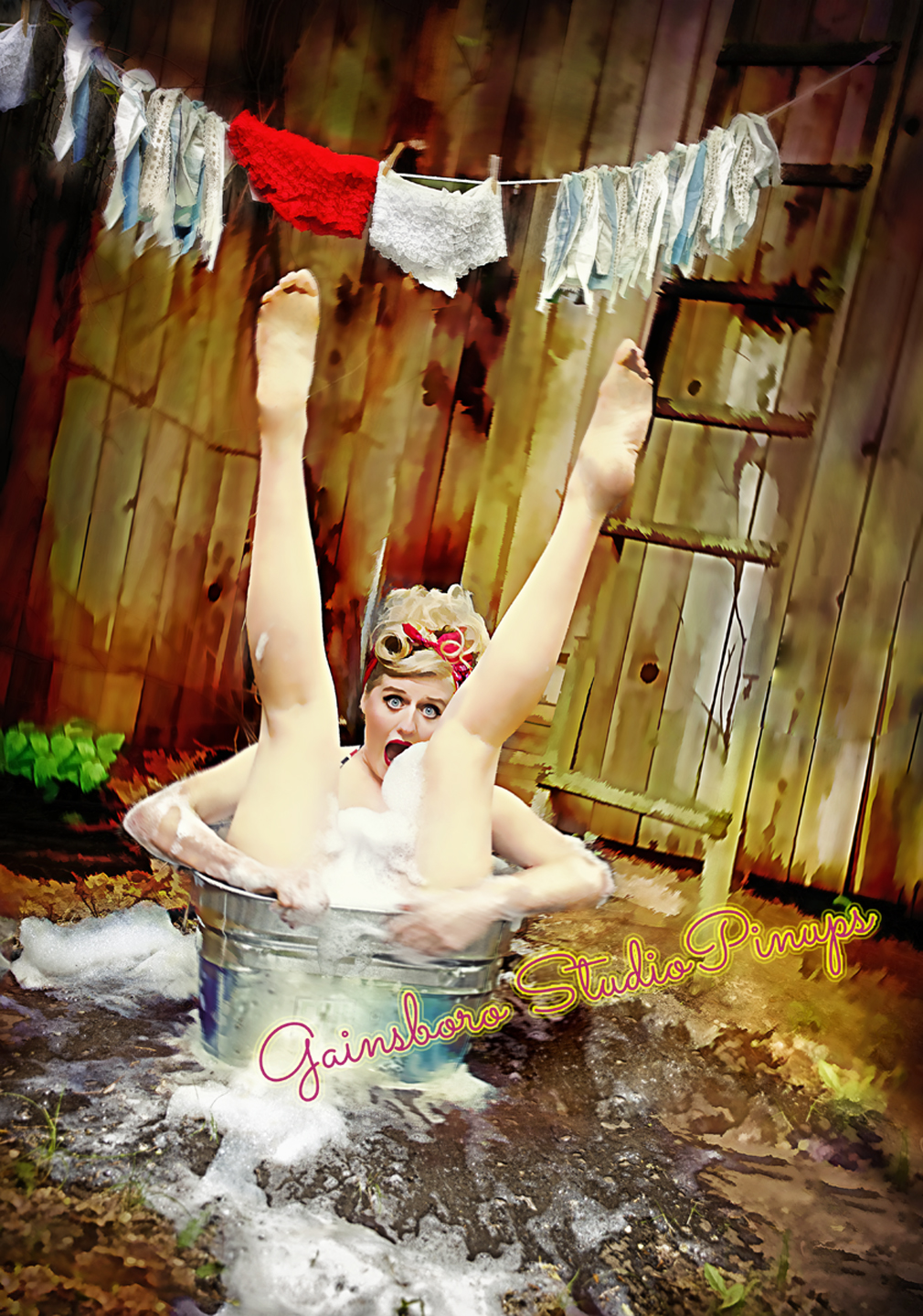 Gainsboro #Pinup series - Madeleine
