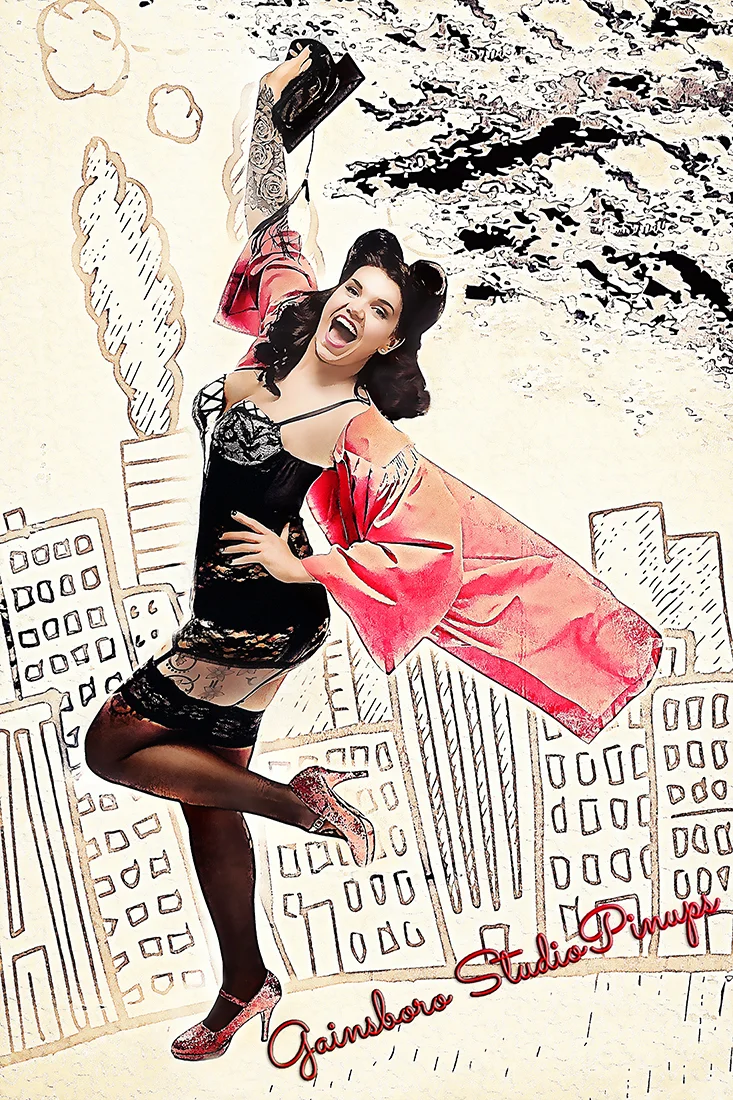 Gainsboro #Pinup series - The Graduate
