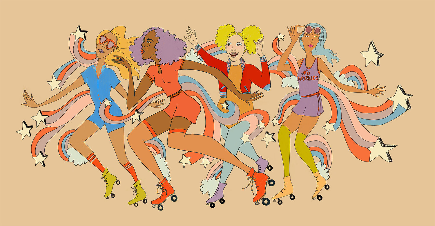 Roller Disco Dream — Illustration