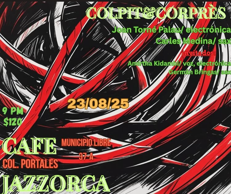 German Bringas, Amirtha Kidambi, No Land @ Jazzorca 