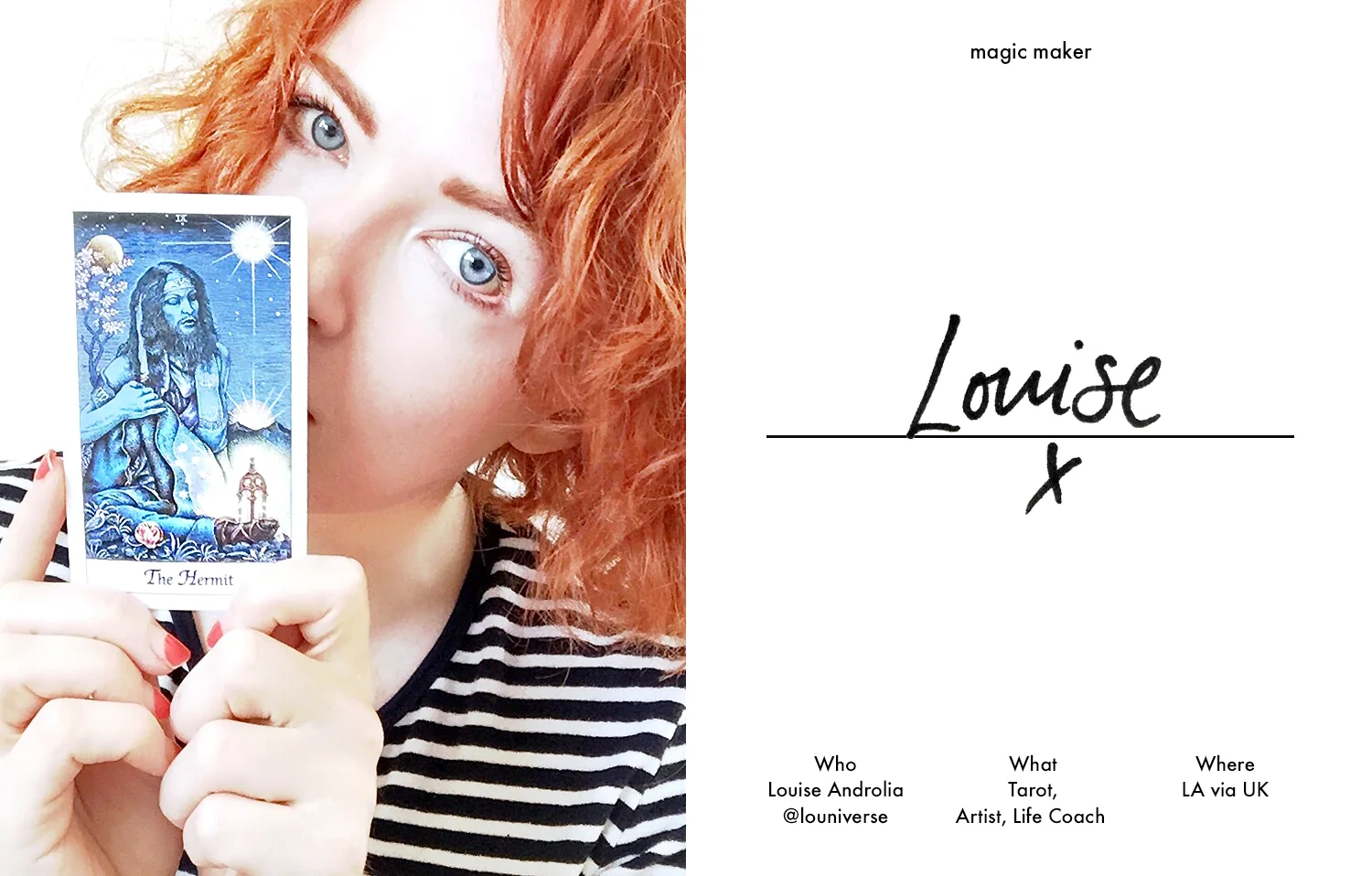 Q+A: Making Magic & Feeling Feelings with Louise Androlia
