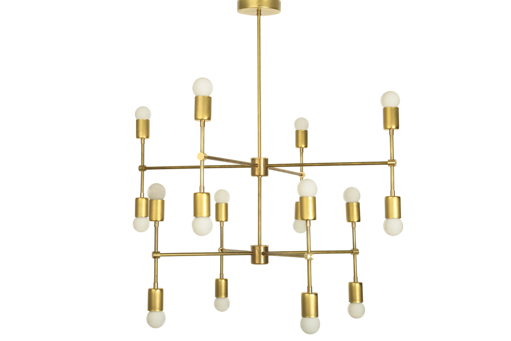 The Sonoma Chandelier, $1300. This chandelier hangs in the Create &amp; Cultivate office.&nbsp;