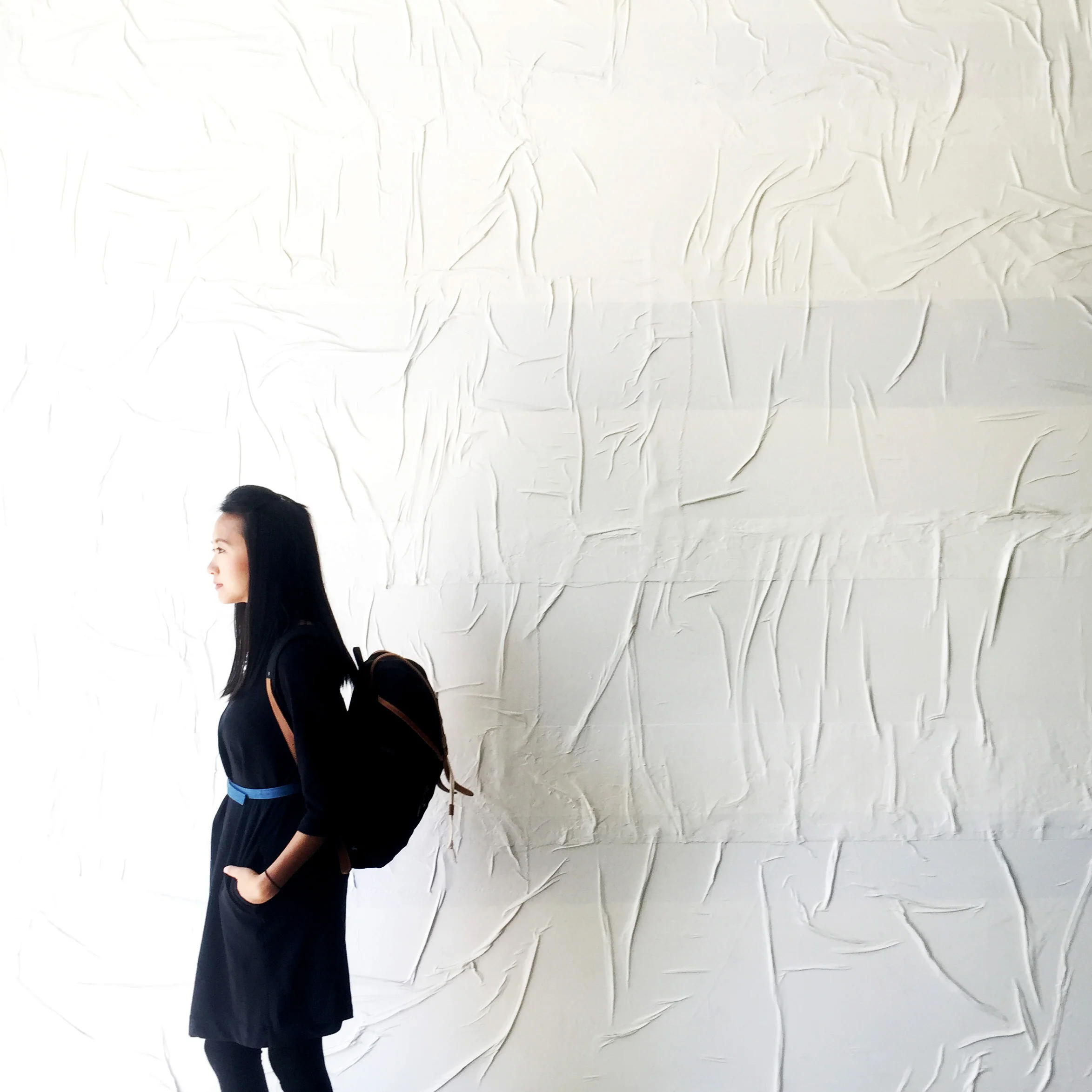 On the hotel's second floor Designer Sean Knibb created brilliant white, textured walls that make for a perfect backdrop. Credit: Kode of Kondukt